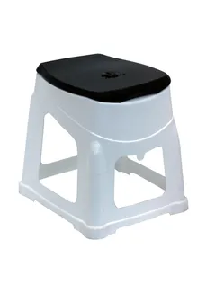 صندلی توالت پلاستیکی مدل صدف - Plastic Toilet